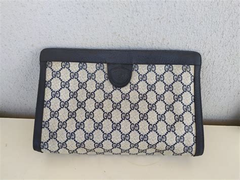 large gucci blue monogram envelope clutch|clutch gucci original.